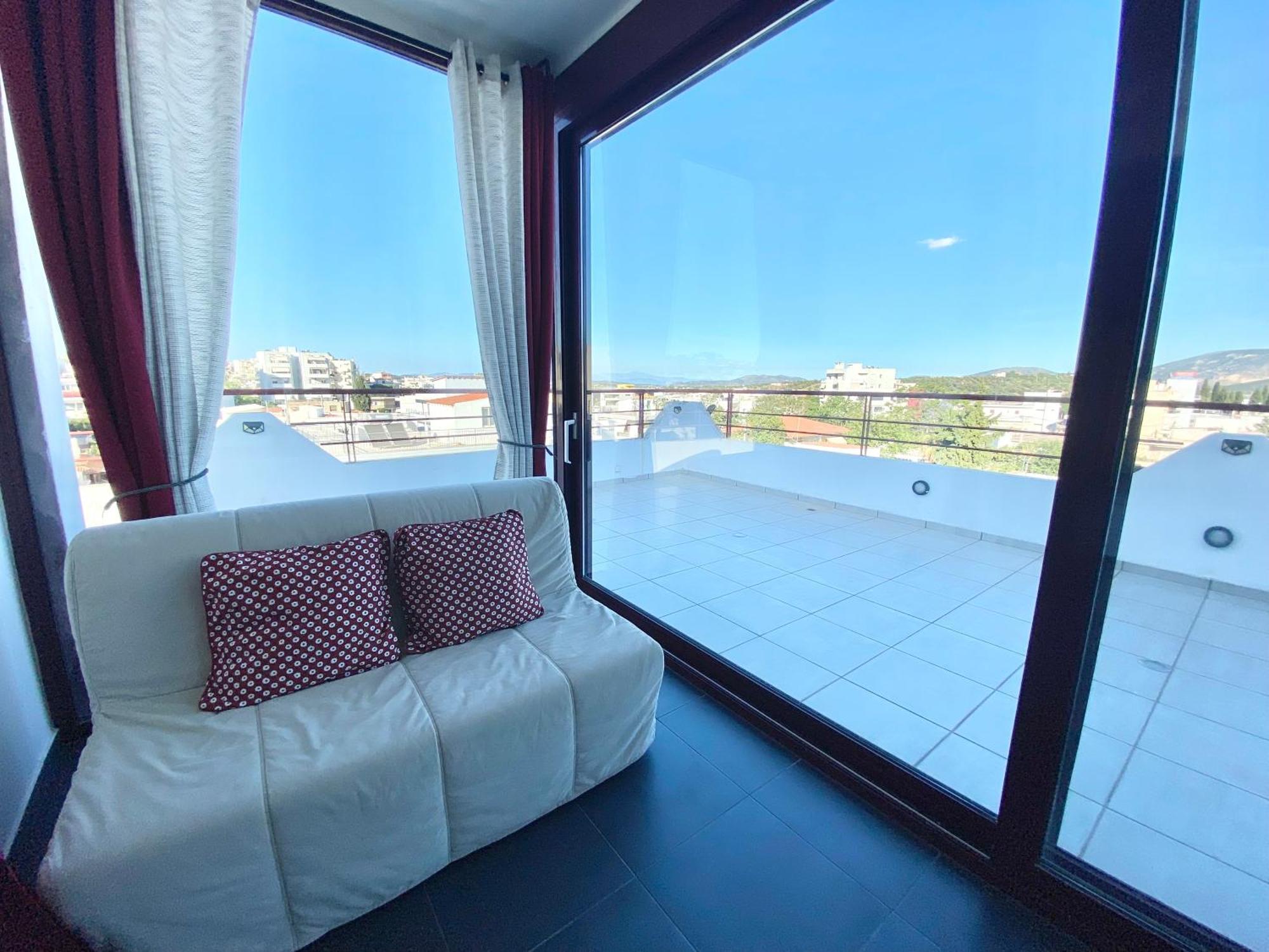 Luxury View Apartment 10Min From Athens Airport كوروبيون المظهر الخارجي الصورة
